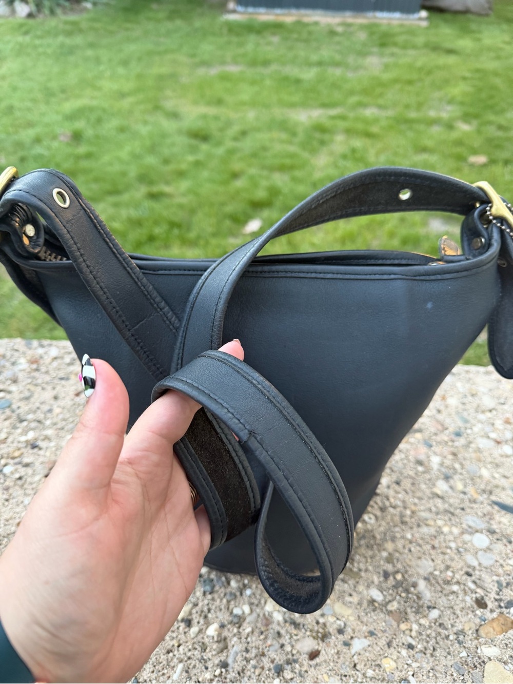 OG Vintage Coach Legacy Bucket Duffle Hobo Bag - Picture 11 of 15